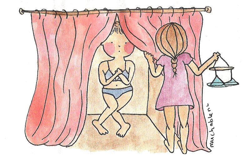 Illustration // Awkward girl things