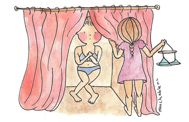 Illustration // Awkward girl things