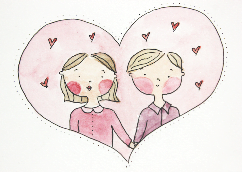 Illustrations // Happy Valentines day!