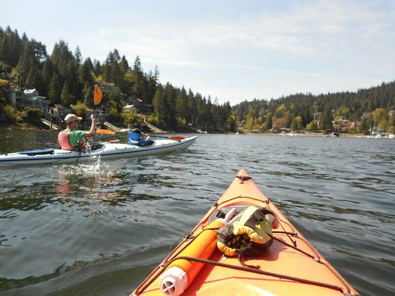 Canada // Kajakken Deep Cove!