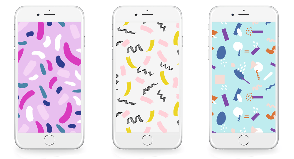 Abstracte lente telefoonachtergronden!