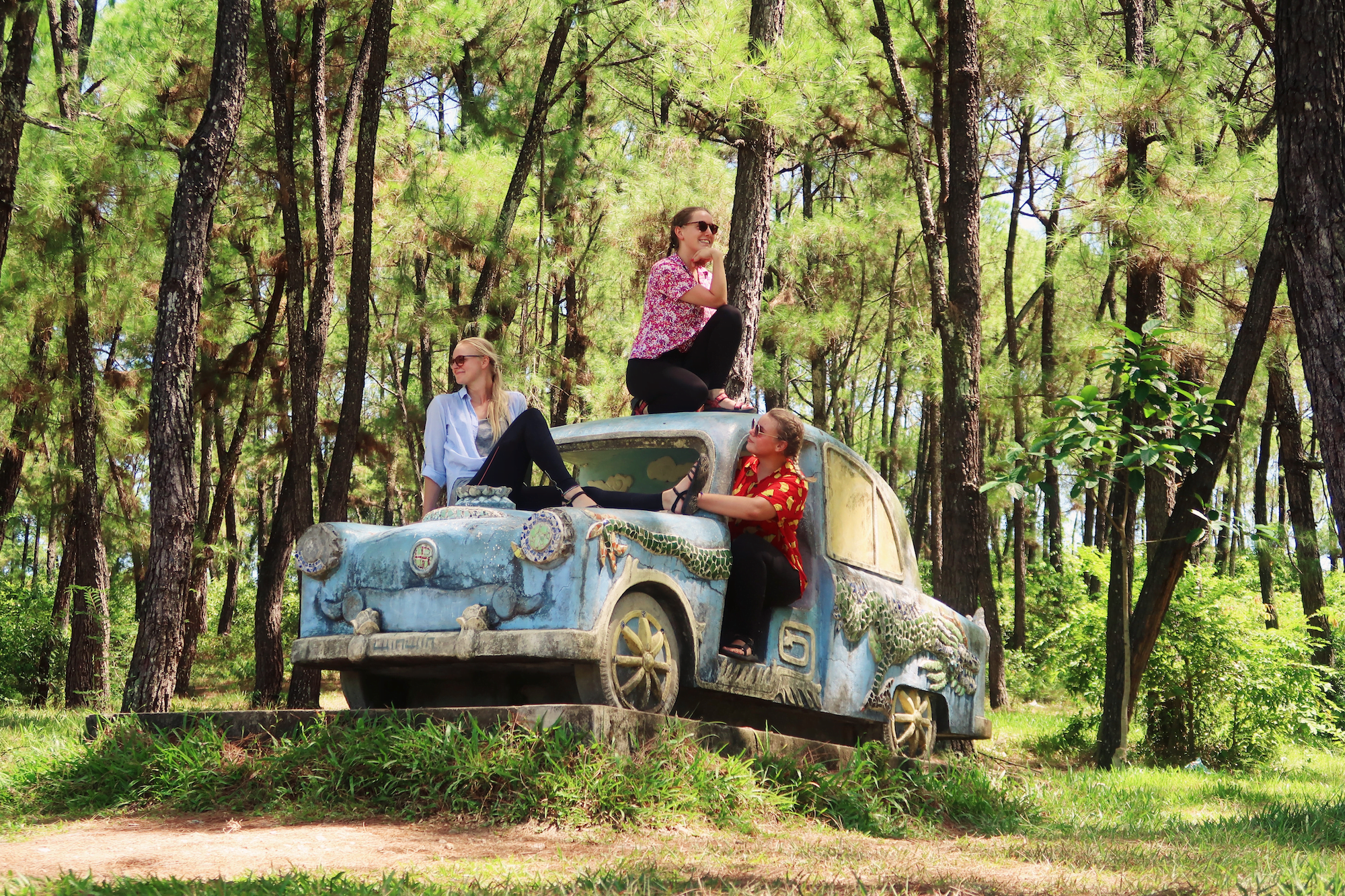 Verlaten waterpark in Hué / Vietnam